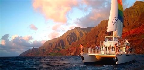 kauai napali coast sunset dinner cruise